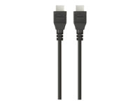 Belkin High Speed HDMI Cable - HDMI-kabel - HDMI han til HDMI han - 1 m - sort HDMI0018G-1M