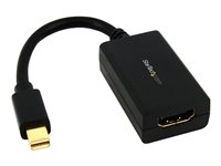 StarTech.com Mini DisplayPort to HDMI Adapter - 1080p - Thunderbolt Compatible - Mini DP Converter for HDMI Display or Monitor (MDP2HDMI) - Videoadapter - Mini DisplayPort han til HDMI hun - 76.2 mm - sort - for P/N: DP2MDPMF3, DP2MDPMF6IN MDP2HDMI
