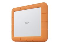 LaCie Rugged RAID Shuttle STHT8000800 - Harddisk-array - 8 TB - 2 bays - HDD 4 TB x 2 - USB 3.1 (ekstern) - med 3 years Rescue Data Recovery Service Plan STHT8000800