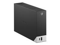 Seagate One Touch with hub STLC4000400 - Harddisk - 4 TB - ekstern (stationær) - USB 3.0 - sort - med Seagate Rescue Data Recovery STLC4000400