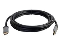 C2G 1.5ft Select High Speed HDMI Cable with Ethernet 4k - In-Wall CL2-Rated - HDMI-kabel med Ethernet - HDMI han til HDMI han - 45.7 cm - afskærmet - sort - 4K support 50624