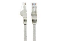 StarTech.com 5m LSZH CAT6 Ethernet Cable, 10 Gigabit Snagless RJ45 100W PoE Network Patch Cord with Strain Relief, CAT 6 10GbE UTP, Grey, Individually Tested/ETL, Low Smoke Zero Halogen - Category 6 - 24AWG (N6LPATCH5MGR) - Patchkabel - RJ-45 (han) til RJ-45 (han) - 5 m - 6 mm - UTP - CAT 6 - knastfri - grå N6LPATCH5MGR