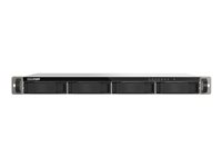 QNAP TS-433EU - NAS-server - 4 bays - rackversion - SATA 6Gb/s - RAID 0, 1, 5, 6, 10, JBOD, 50, 60 - RAM 4 GB - Gigabit Ethernet / 2.5 Gigabit Ethernet - iSCSI support - 1U TS-433EU