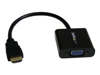 StarTech.com 1080p 60Hz HDMI to VGA High Speed Display Adapter - Active HDMI to VGA (Male to Female) Video Converter for Laptop/PC/Monitor (HD2VGAE2) - High Speed - videoadapter - HDMI han til HD-15 (VGA) hun - 24.5 cm - sort - 1080p support, aktiv - for P/N: DK30C2DPEPUE, DK30C2DPPDUE, DK31C3HDPD, DK31C3HDPDUE, SV211HDUC, SV221HUC4K HD2VGAE2