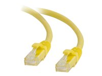 C2G Cat5e Booted Unshielded (UTP) Network Patch Cable - Patchkabel - RJ-45 (han) til RJ-45 (han) - 10 m - UTP - CAT 5e - formet, knastfri, strenget - gul 83247