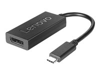 Lenovo - USB / DisplayPort adapter - 24 pin USB-C (han) til DisplayPort (hun) - DisplayPort 1.2a - 4K support - for ThinkBook 14s Yoga G2 IAP; ThinkCentre M75t Gen 2; ThinkPad T14s Gen 3; X1 Nano Gen 2 4X90Q93303