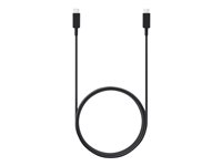 Samsung EP-DX510 - USB-kabel - 24 pin USB-C (han) til 24 pin USB-C (han) - USB 2.0 - 5 A - 1.8 m - sort EP-DX510JBEGEU