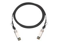 QNAP CAB-DAC50M-SFPP - 10GBase-kabel til direkte påsætning - SFP+ (han) til SFP+ (han) - 5 m - dobbelt-axial - for QNAP QSW-M2106-4C CAB-DAC50M-SFPP