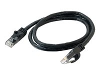 C2G Cat6 Booted Unshielded (UTP) Network Patch Cable - Patchkabel - RJ-45 (han) til RJ-45 (han) - 10 m - UTP - CAT 6 - formet, knastfri, strenget - sort 83412