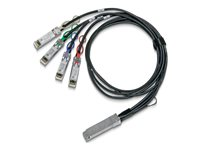 NVIDIA - 100GBase-CU direkte påsætningskabel - QSFP28 til SFP28 - 3.5 m - passivt, hybrid 980-9I48X-00C03A