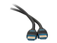 C2G 10ft 4K HDMI Cable - Performance Series Cable - Ultra Flexible - M/M - High Speed - HDMI-kabel - HDMI han til HDMI han - 3 m - sort C2G10378