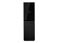 WD My Book WDBBGB0060HBK - Harddisk - krypteret - 6 TB - ekstern (stationær) - USB 3.0 - 256-bit AES - sort WDBBGB0060HBK-EESN