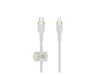 Belkin BOOST CHARGE - Lightning-kabel - 24 pin USB-C han til Lightning han - 2 m - hvid CAA011BT2MWH