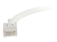 C2G Cat5e Non-Booted Unshielded (UTP) Network Patch Cable - Patchkabel - RJ-45 (han) til RJ-45 (han) - 3 m - UTP - CAT 5e - strenget, uniboot - hvid 83124