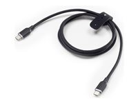 mophie charge stream - USB-kabel - 24 pin USB-C (han) til 24 pin USB-C (han) - 2 m - USB Power Delivery (30 W) - hvid 409912828