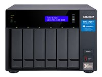 QNAP TVS-672XT - NAS-server - 6 bays - SATA 6Gb/s - RAID 0, 1, 5, 6, 10, 50, JBOD - RAM 8 GB - Gigabit Ethernet / 10 Gigabit Ethernet / Thunderbolt 3 - iSCSI support TVS-672XT-I3-8G
