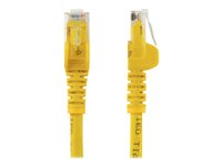 StarTech.com 5m CAT6 Ethernet Cable, 10 Gigabit Snagless RJ45 650MHz 100W PoE Patch Cord, CAT 6 10GbE UTP Network Cable w/Strain Relief, Yellow, Fluke Tested/Wiring is UL Certified/TIA - Category 6 - 24AWG (N6PATC5MYL) - Netværkskabel - RJ-45 (han) til RJ-45 (han) - 5 m - UTP - CAT 6 - knastfri, strenget - gul N6PATC5MYL