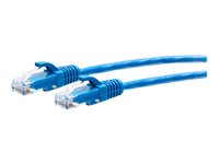 C2G 10ft (3m) Cat6a Snagless Unshielded (UTP) Slim Ethernet Network Patch Cable - Blue - Patchkabel - RJ-45 (han) til RJ-45 (han) - 3 m - 4.8 mm - UTP - CAT 6a - formet, knastfri - blå C2G30134