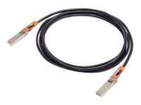 Cisco Passive Copper Cable - 25GBase-CR1 direkte påsætning kabel - SFP28 til SFP28 - 1 m - dobbelt-axial - SFF-8402/IEEE 802.3by - sort - for P/N: C9300-NM-2Y-RF, C9500-48Y4C-E-RF, N9K-C93180YC-FX-H, NCS-55A1-48Q6H, NCS-55A1-48Q6H= SFP-H25G-CU1M=