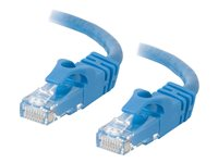 C2G Cat6 Booted Unshielded (UTP) Network Patch Cable - Patchkabel - RJ-45 (han) til RJ-45 (han) - 1.5 m - UTP - CAT 6 - formet, knastfri, strenget - blå 83387