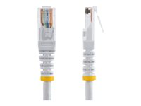 StarTech.com Molded Cat 5e UTP Patch Cable - Patchkabel - RJ-45 (han) til RJ-45 (han) - 15 m - UTP - CAT 5e - formet - hvid M45PAT15MWH