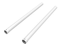 Multibrackets M Extension poles Projector Mount HD - Komponenter til montering (2 forlængerrør (95 cm)) - for projektor - stål - hvid 7350073735242