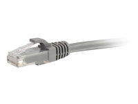 C2G Cat6 Booted Unshielded (UTP) Network Patch Cable - Patchkabel - RJ-45 (han) til RJ-45 (han) - 20 m - UTP - CAT 6 - formet, knastfri, strenget - grå 83374