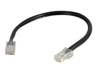 C2G Cat5e Non-Booted Unshielded (UTP) Network Patch Cable - Patchkabel - RJ-45 (han) til RJ-45 (han) - 1 m - UTP - CAT 5e - strenget, uniboot - sort 83041