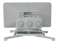 Multibrackets M Projector Mount Short Throw Deluxe - Monteringssæt (vægmontering, grænseflade beslag, kort kast væg arm) - for projektor - hvid - vægmonterbar 7350073730339